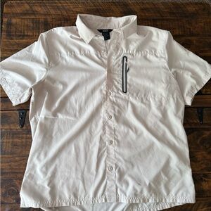 5.11 Tactical White Casual Button Down Shirt with Classic Design